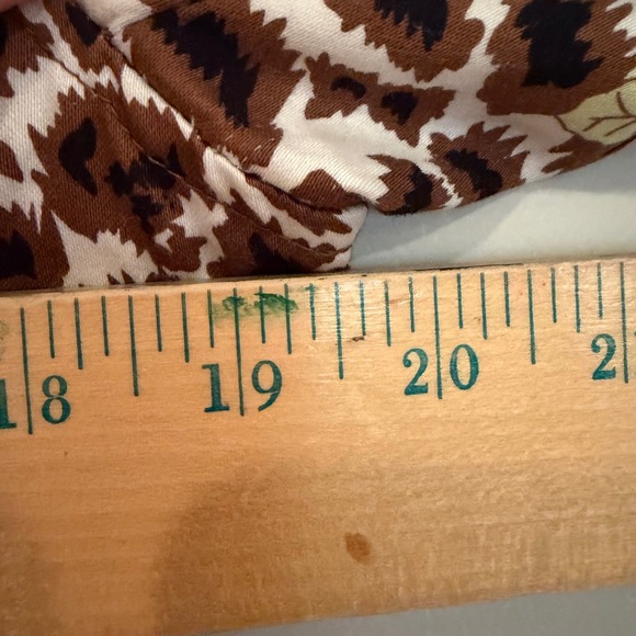 Nicole Miller Leopard Floral Jacket Womens 8 Brown Pink Career Feminine Coquette - Picture 10 of 14